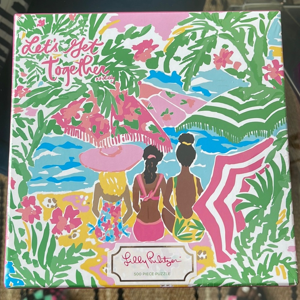 Lily Pulitzer puzzles 500 piece 🧩.